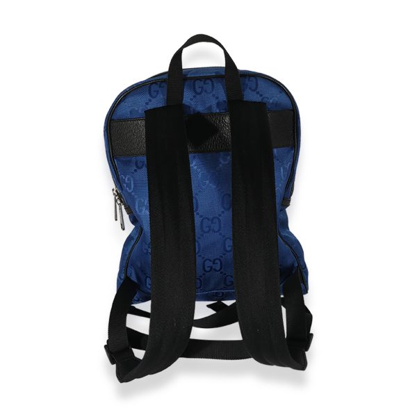 126301 stamp Gucci Blue Econyl Monogram Off The Grid Backpack