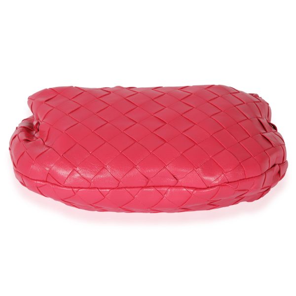 127547 stamp 813f3751 c874 4cf9 a09f 2d7de996446a Bottega Veneta Pink Intrecciato Leather Jodie