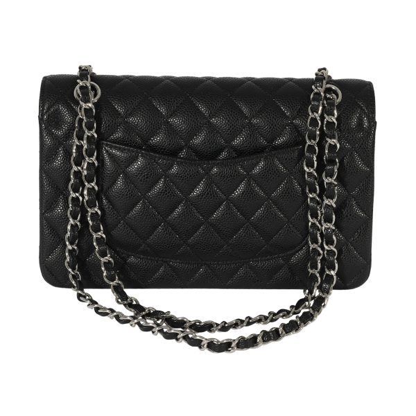 127928 pv 913c7d20 1c5b 4cbd 858b 0acfeb475308 Chanel Black Quilted Caviar Classic Double Flap Bag