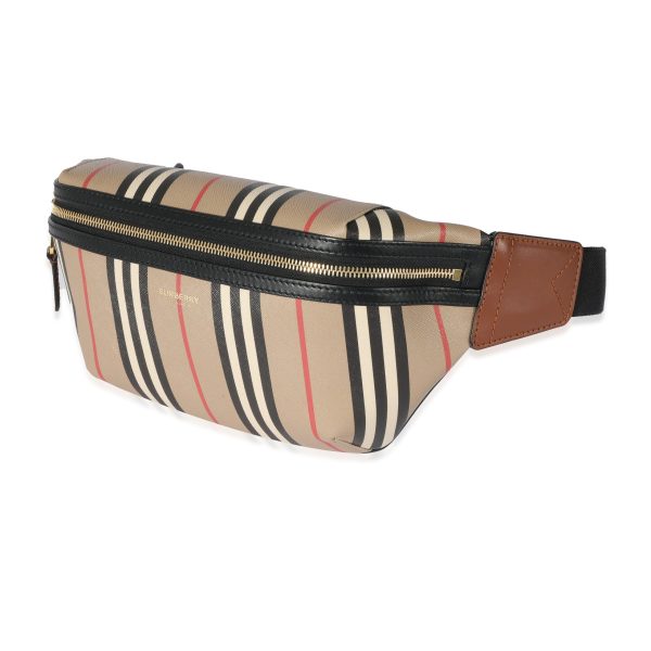 128070 sv a17e6122 803c 44eb b766 1bce3441a0ad Burberry Sonny Icon Stripe E Canvas Belt Bag