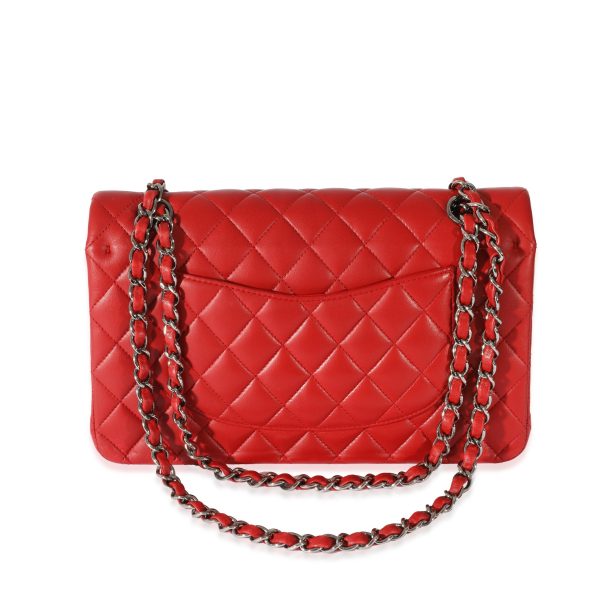 128106 pv c1355fb6 5e2e 4a9e bc35 2ea9b0611ed5 Chanel Maroon Lambskin Medium Classic Double Flap Bag