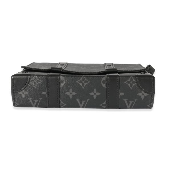 128138 stamp Louis Vuitton Monogram Eclipse Trunk Messenger