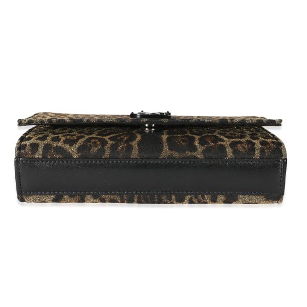 128372 stamp Saint Laurent Brocade Leopard Kate Bag