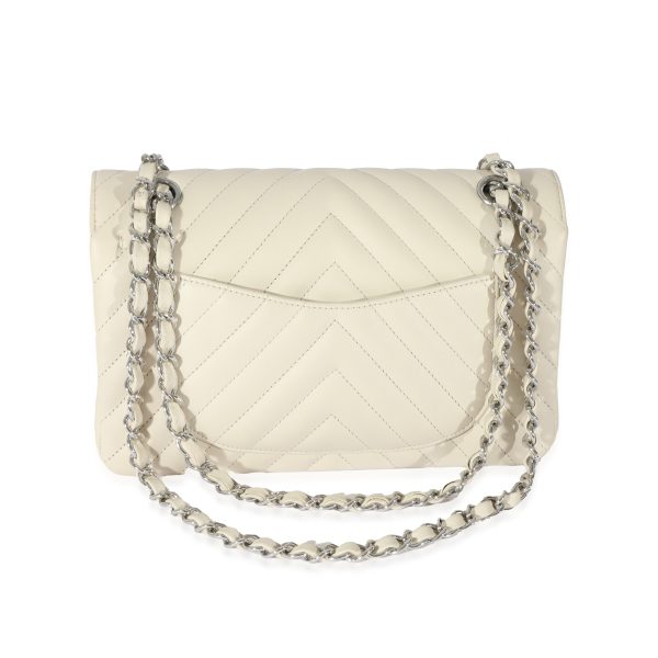 128515 pv Chanel 22C Neutral Chevron Calfskin Small Classic Flap