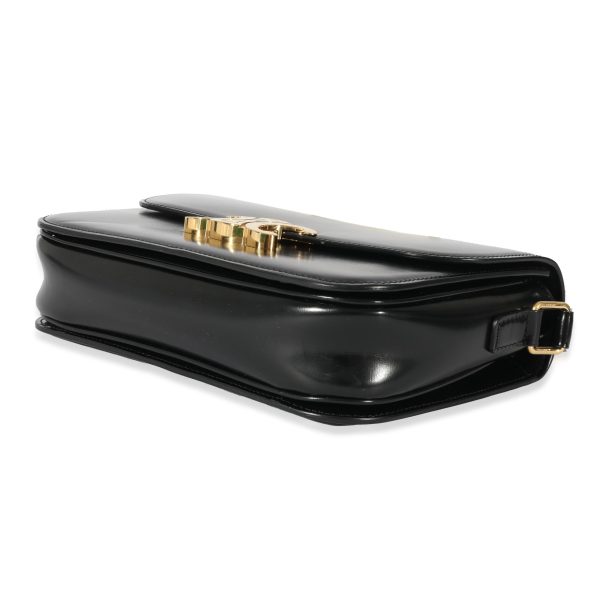 128568 box 7876a8ab 3b1a 4bdb 8430 b2d1838ca189 Celine Black Shiny Calfskin Classique Triomphe