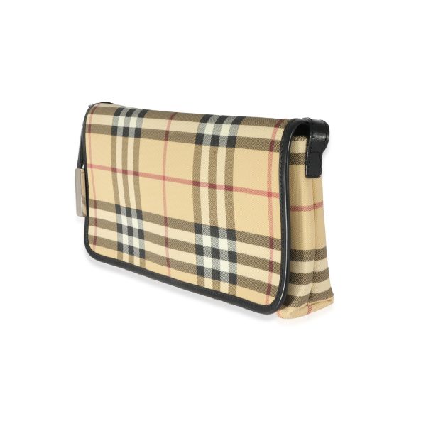 128573 sv 26127bfc b2ff 409f a2a5 2a7860c8ecdd Burberry Vintage Canvas Check Flap Pochette