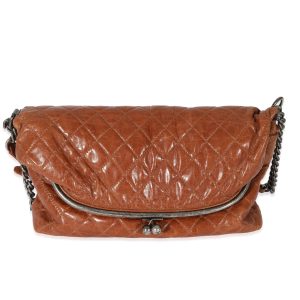 128847 fv Gucci Business Bag Briefcase Leather GG Supreme Beige Dark Brown