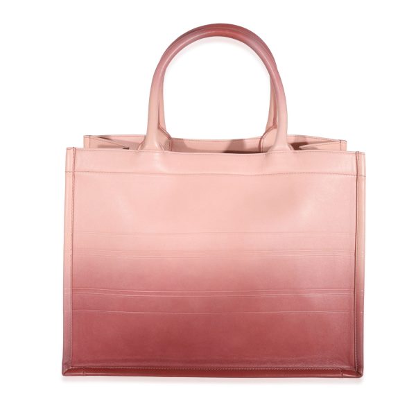 129114 bv Christian Dior Pink Gradient Leather Medium Book Tote