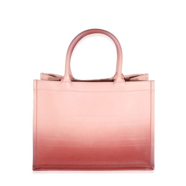 129114 fv Christian Dior Pink Gradient Leather Medium Book Tote