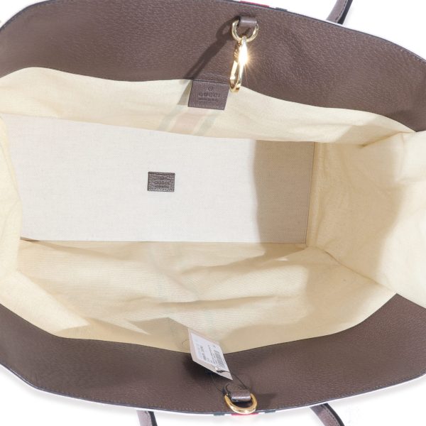 129126 box Gucci Beige Web Linen Foldable Tote