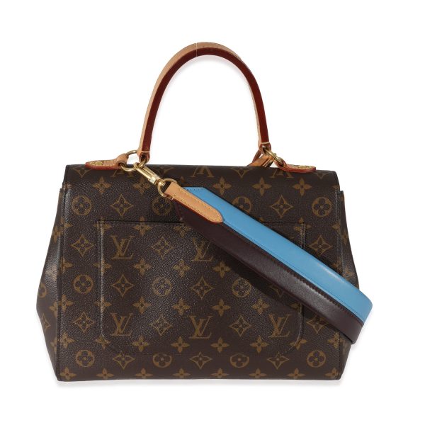 130127 pv Louis Vuitton Monogram Canvas Blue Glacial Cluny MM