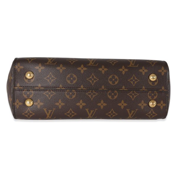 130127 stamp Louis Vuitton Monogram Canvas Blue Glacial Cluny MM