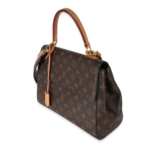 130127 sv Louis Vuitton Monogram Canvas Blue Glacial Cluny MM