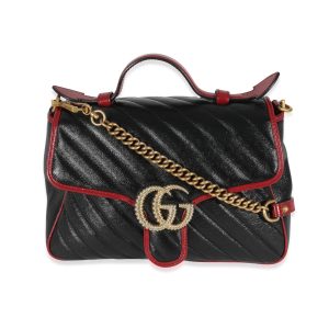 130730 fv Louis Vuitton Montaigne BB Shoulder Bag Monogram Empreinte Blackbeige