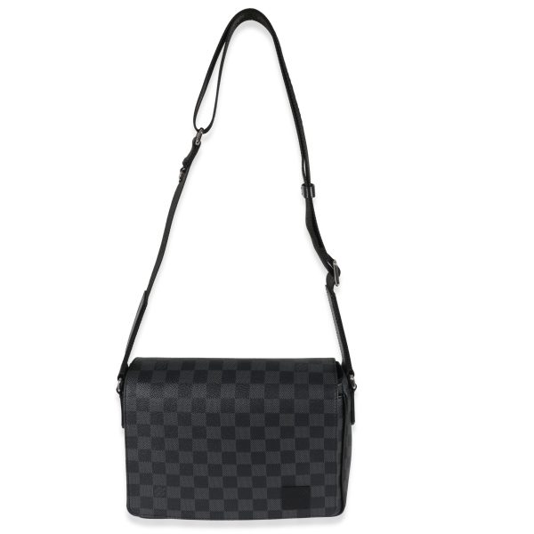 130858 bv Louis Vuitton Damier Graphite Canvas District PM