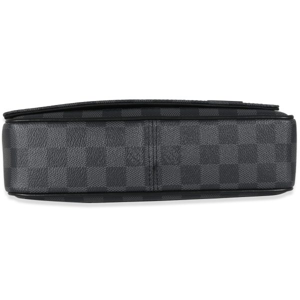 130858 stamp Louis Vuitton Damier Graphite Canvas District PM