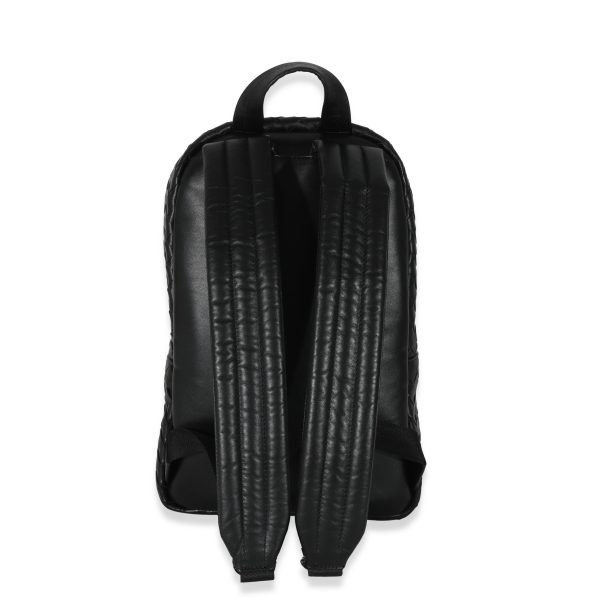 130976 pv Bottega Veneta Black Calfskin Small Intrecciato Backpack