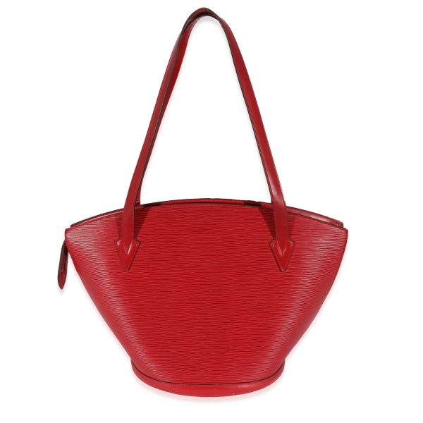 130977 pv Louis Vuitton Castilian Red Epi Saint Jacques GM