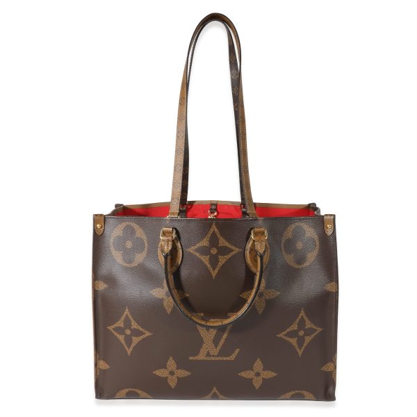 131409 bv Louis Vuitton Reverse Giant Monogram Canvas OnTheGo GM