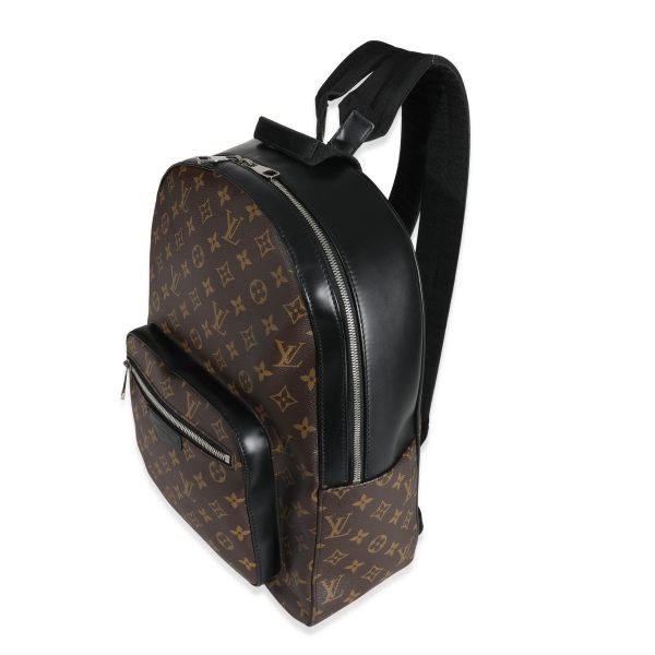 131813 sv Louis Vuitton Monogram Macassar Canvas Josh Backpack