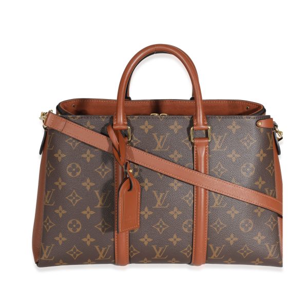 131860 fv Louis Vuitton Caramel Monogram Canvas Soufflot MM