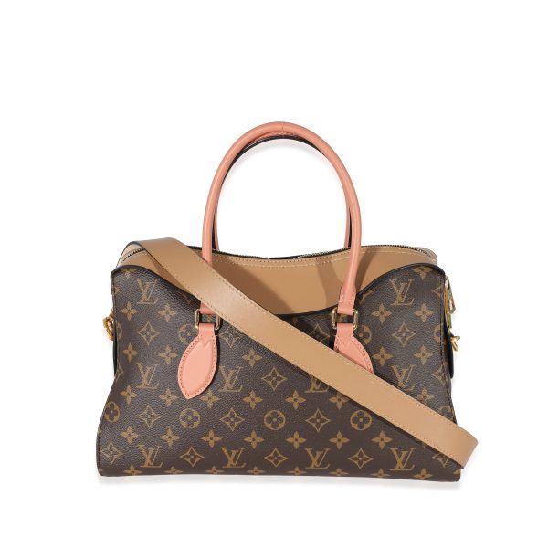 132625 bv Louis Vuitton Monogram Canvas Sesame Peach Tuileries