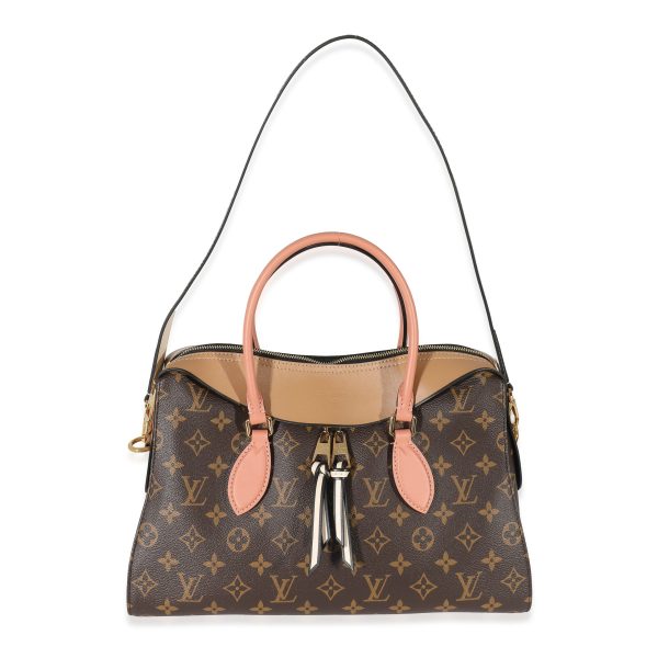 132625 pv Louis Vuitton Monogram Canvas Sesame Peach Tuileries