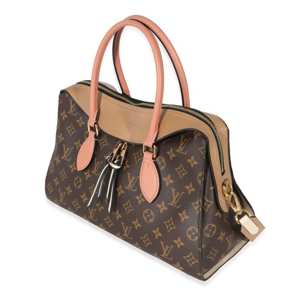 132625 sv Louis Vuitton Monogram Canvas Sesame Peach Tuileries