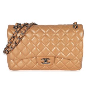 132841 fv Chanel Matelasse Chain Shoulder Bag Beige