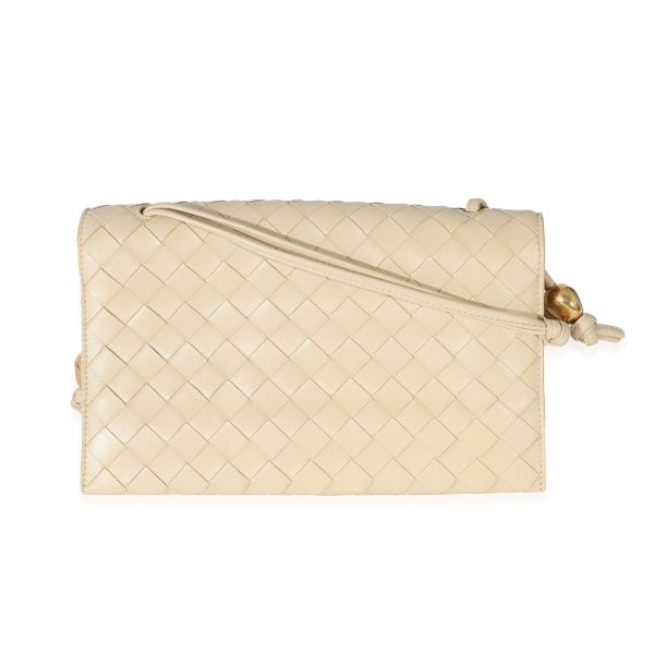 133084 pv Bottega Veneta Porridge Intrecciato Lambskin Trio Pouch