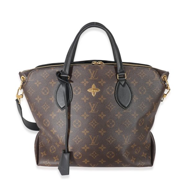 133154 fv Louis Vuitton Monogram Canvas Flower Zipped Tote