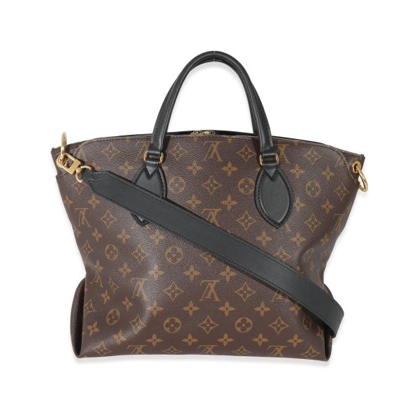 133154 stamp Louis Vuitton Monogram Canvas Flower Zipped Tote