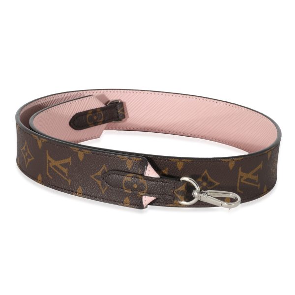 133228 fv Louis Vuitton Monogram Canvas Pink Epi Bandouliere Strap