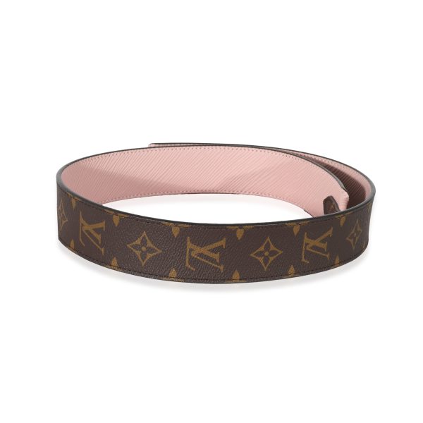 133228 sv Louis Vuitton Monogram Canvas Pink Epi Bandouliere Strap