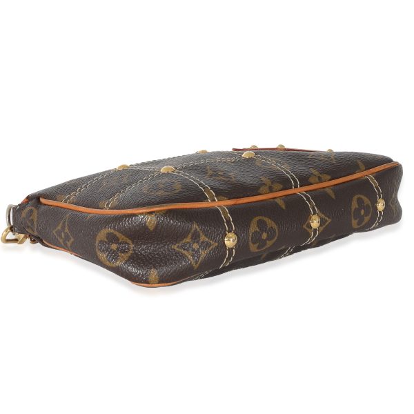 133449 bv Louis Vuitton Monogram Canvas Riveting Pochette