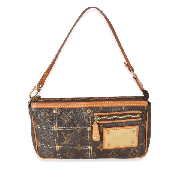 133449 fv Louis Vuitton Monogram Canvas Riveting Pochette