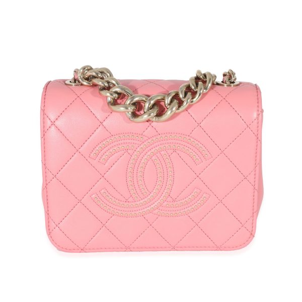 133457 fv Chanel Pink Quilted Calfskin Beauty Begins Flap Bag