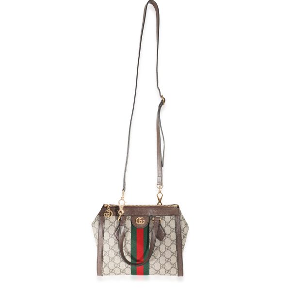 133489 bv Gucci Beige GG Supreme Small Ophidia Tote