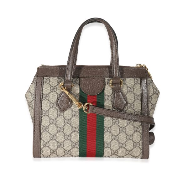 133489 pv Gucci Beige GG Supreme Small Ophidia Tote