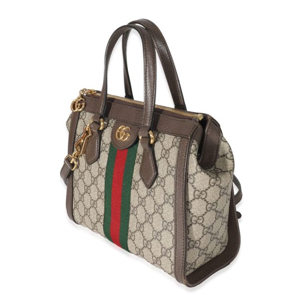 133489 sv Gucci Beige GG Supreme Small Ophidia Tote