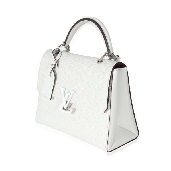 133630 sv Louis Vuitton White Epi Grenelle PM