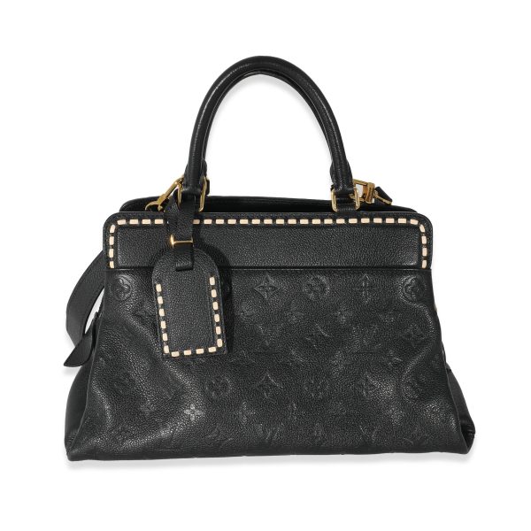 133855 fv Louis Vuitton Black Monogram Empreinte Vosges MM