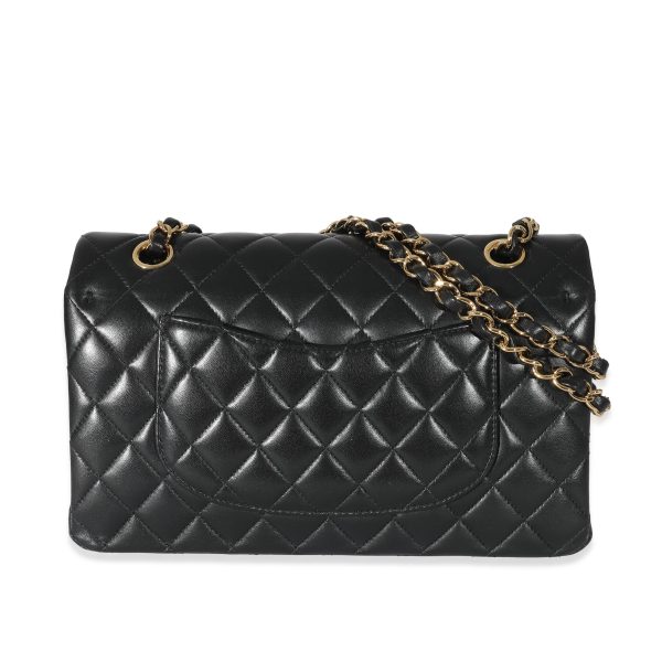 134176 bv Chanel Black Quilted Lambskin Medium Classic Double Flap Bag