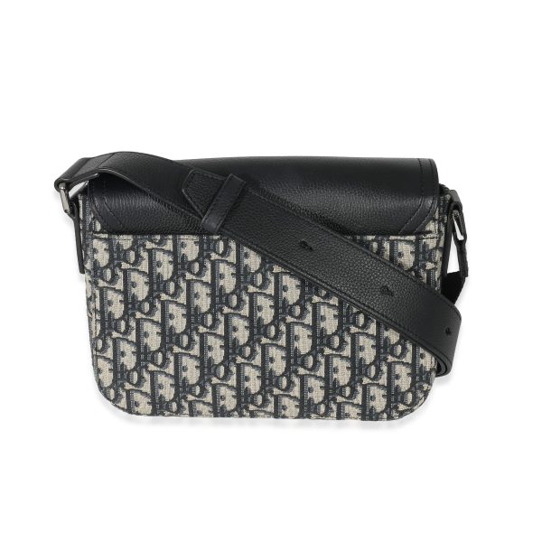 134223 bv Dior Black Dior Oblique Jacquard Mini Saddle Bag With Strap