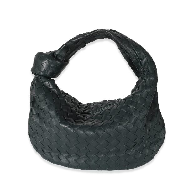 134281 fv Bottega Veneta Inkwell Intrecciato Lambskin Teen Jodie