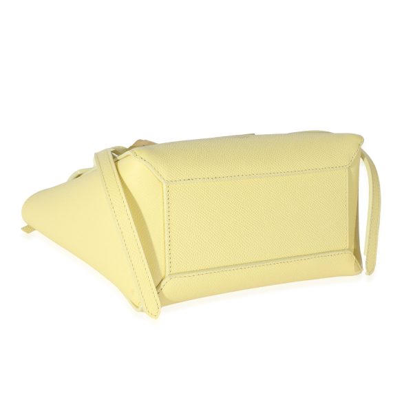 134390 box Celine Citron Grained Calfskin Nano Belt Bag