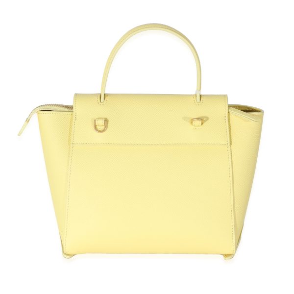 134390 bv Celine Citron Grained Calfskin Nano Belt Bag