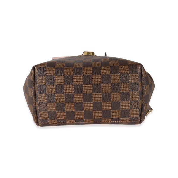 134556 stamp Louis Vuitton Magnolia Damier Ebene Canvas Clapton Backpack