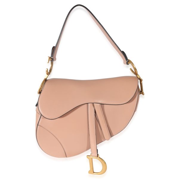 134629 fv Christian Dior Pink Smooth Calfskin Saddle