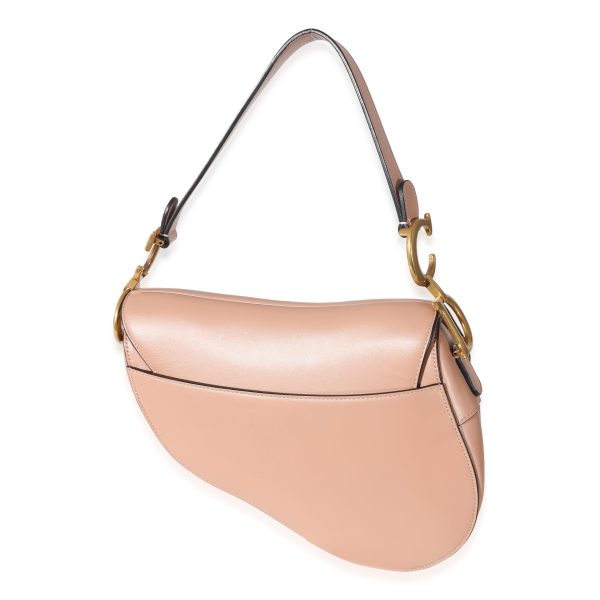 134629 pv Christian Dior Pink Smooth Calfskin Saddle